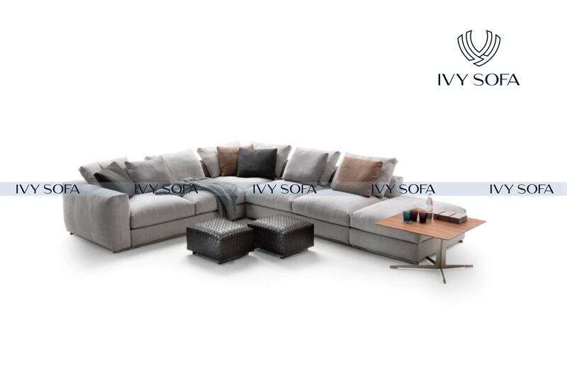 Sofa vải thô kích thước lớn